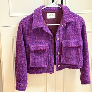 Zara Girl’s Tweed Jacket